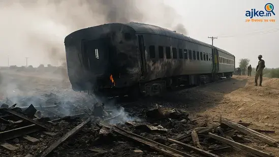 পাকিস্তানে ট্রেন হামলা